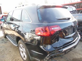 2013 Acura MDX Black 3.7L AT 4WD #A24895